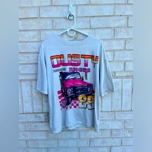 Stretchy, Oversized Graphic Tee